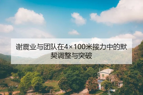 谢震业与团队在4×100米接力中的默契调整与突破